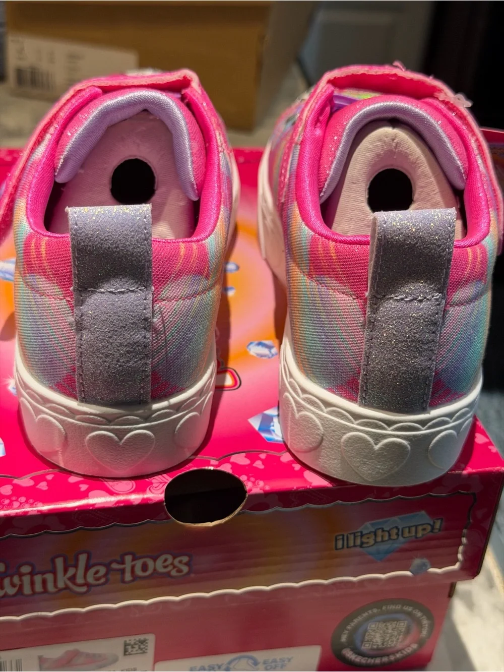 Twinkle toes pink light